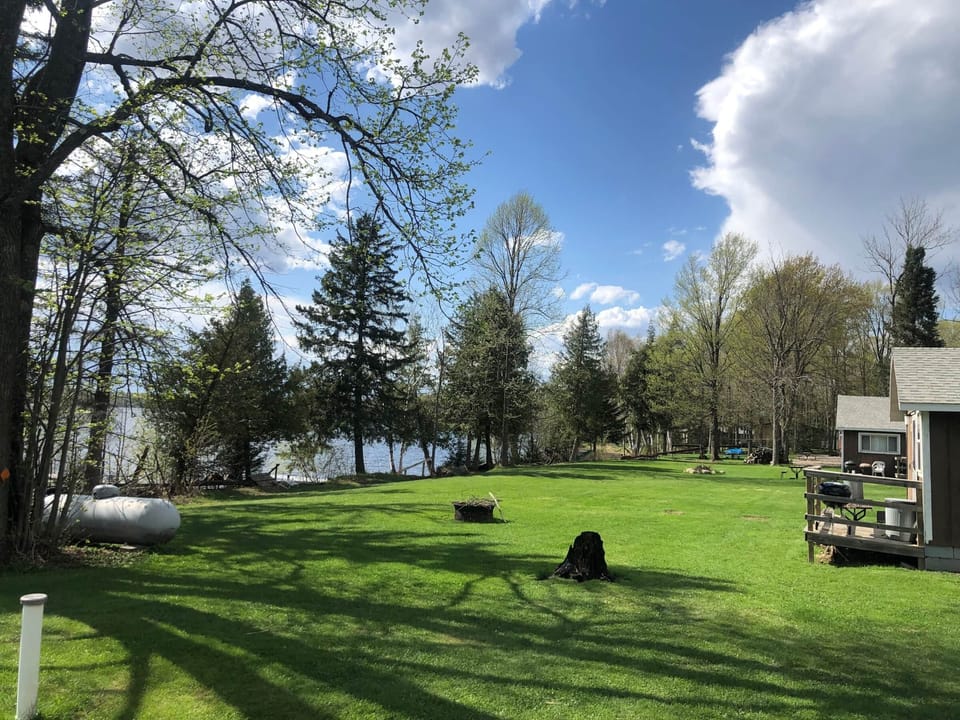 Large outdoor space to relax