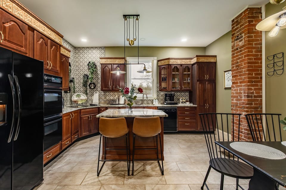 You've arrived to the kitchen area.