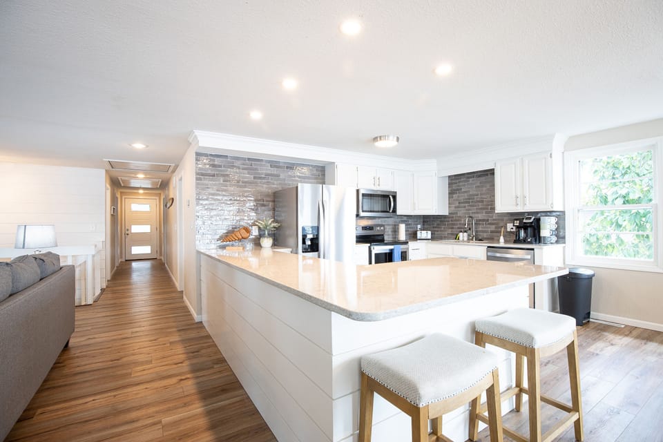 Breakfast Bar Seating in main living area