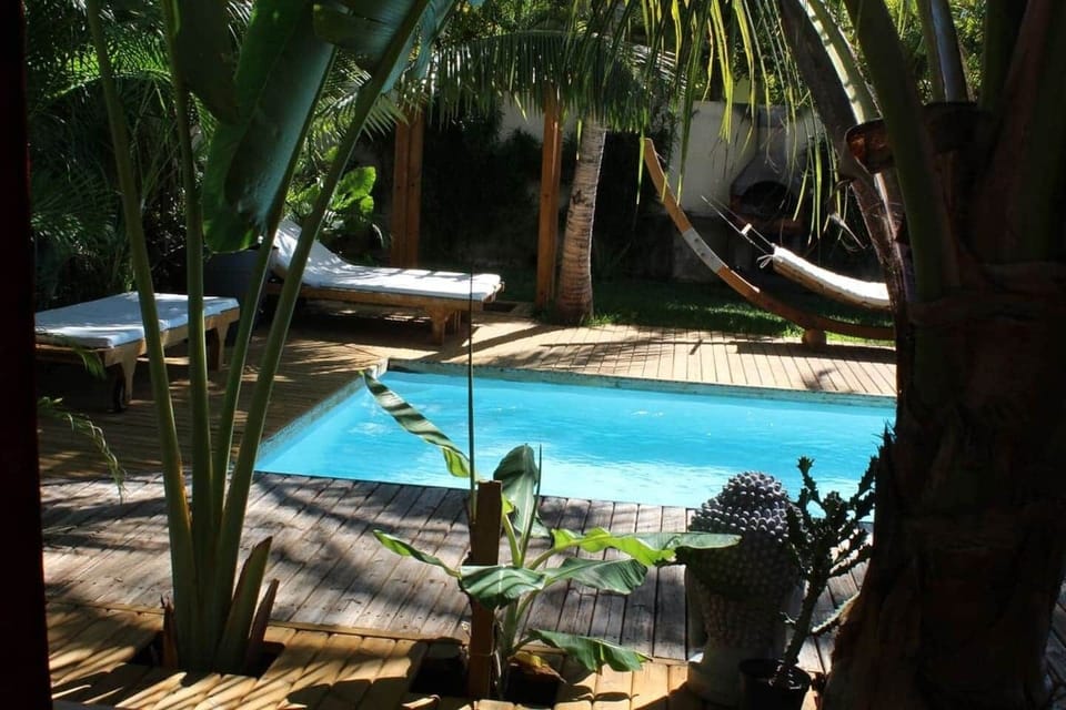 Vue sur la piscine