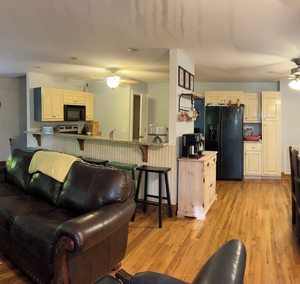 Main level open concept living area