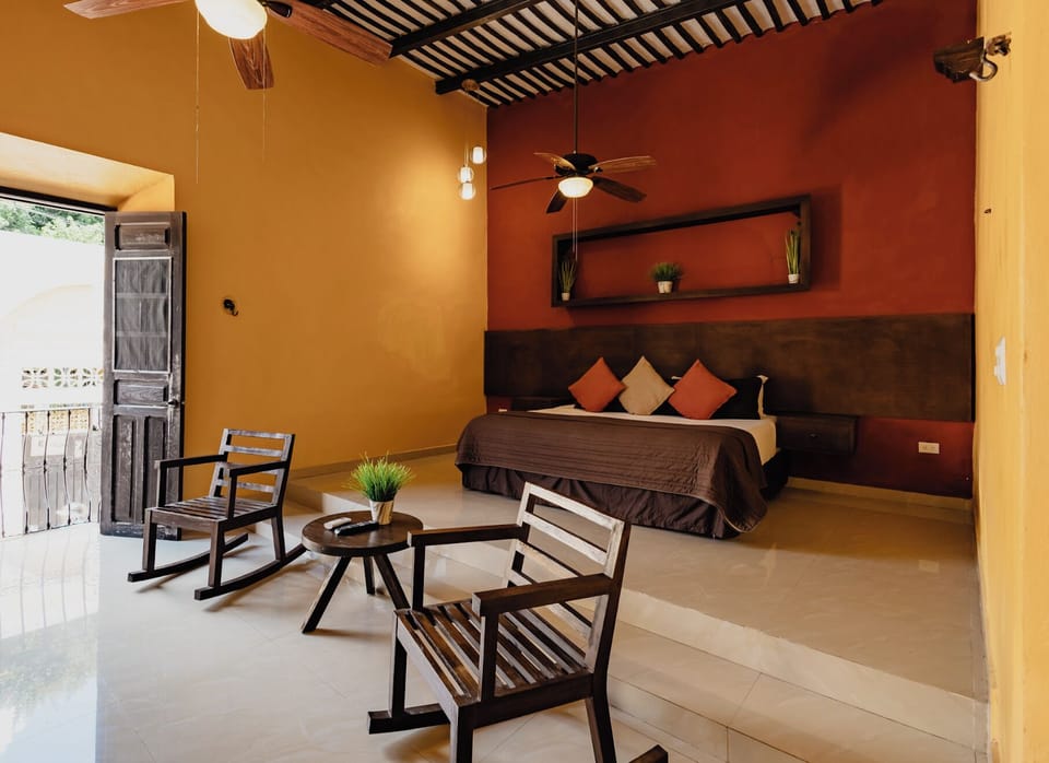 Premium Room, 1 King Bed | Individually furnished, iron/ironing board, free WiFi, bed sheets