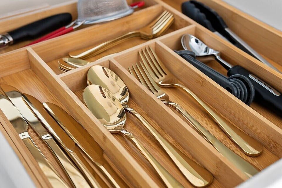 Gold silverware makes your meal taste better. Guaranteed.