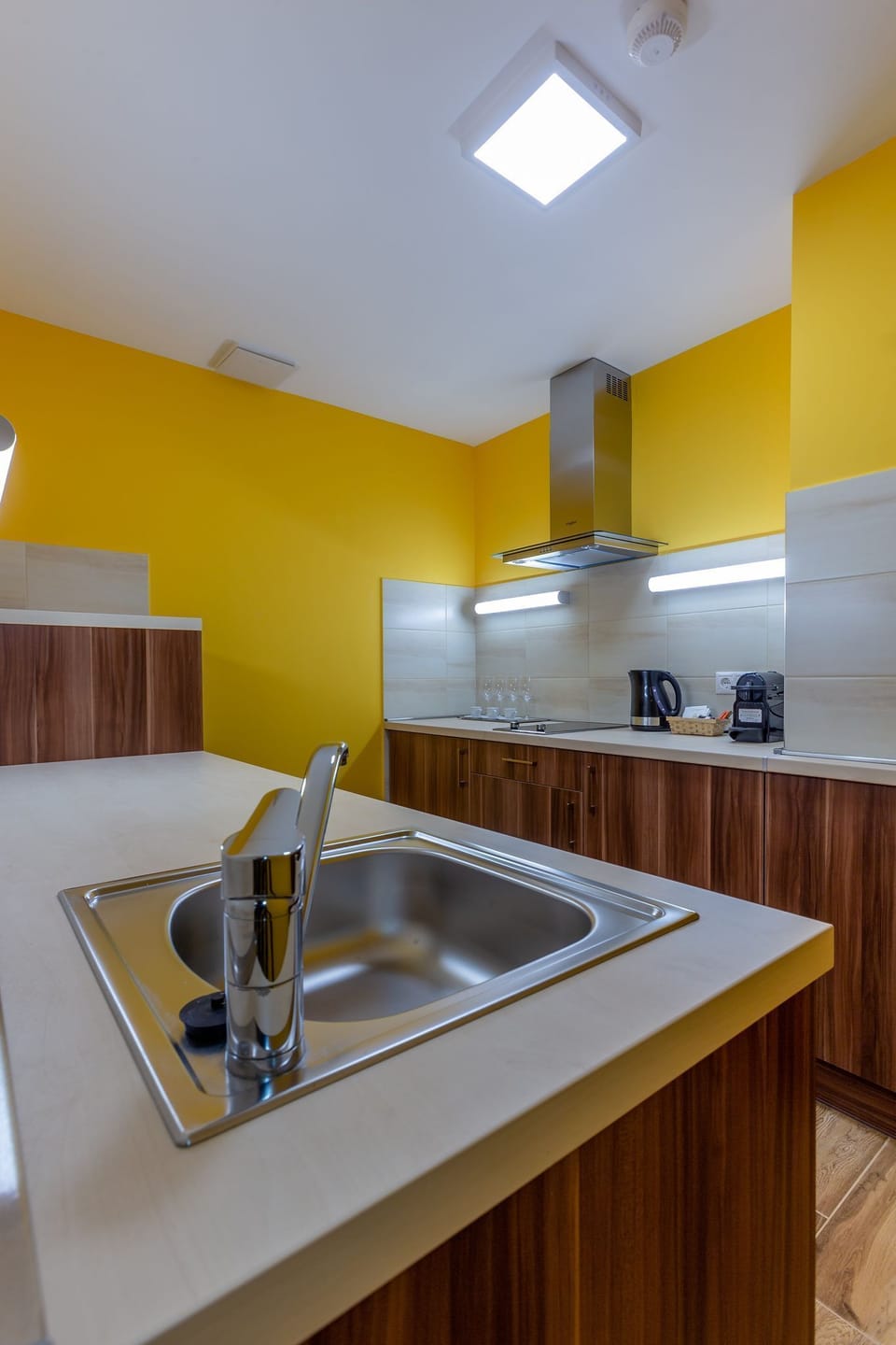 Family Apartment | Private kitchen | Fridge, microwave, stovetop, coffee/tea maker