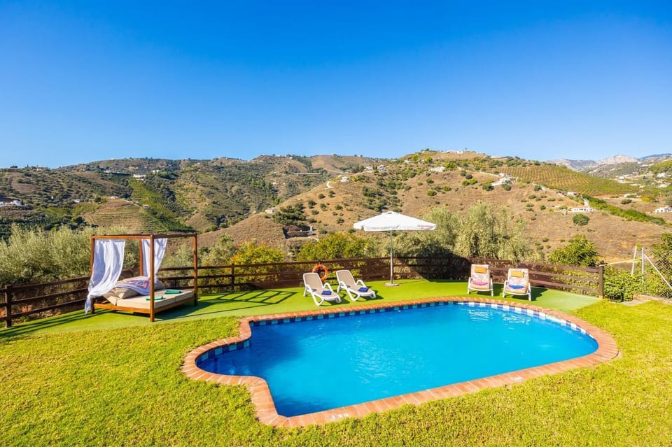 Private pool and terrace with views