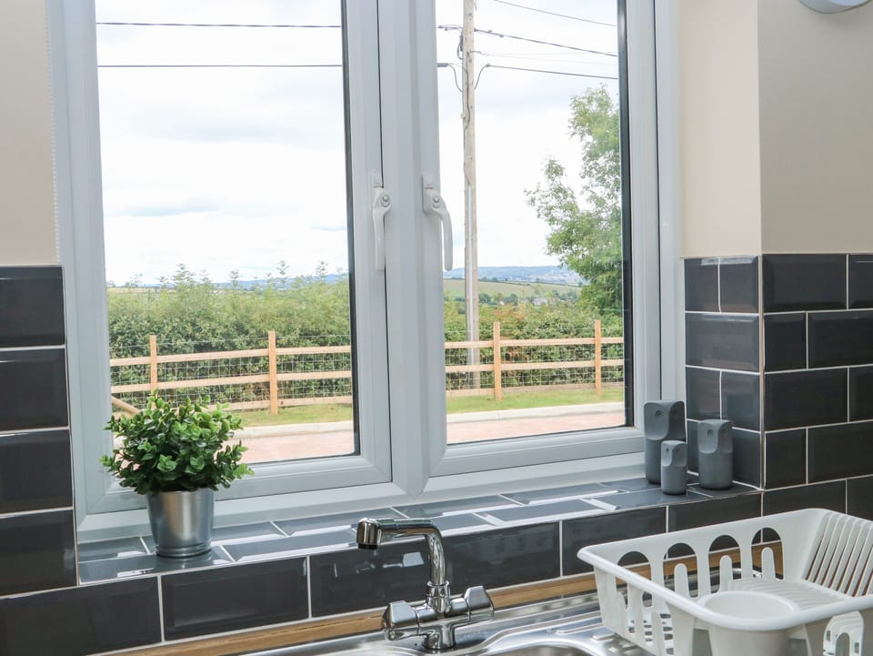 Fridge, dishwasher, electric kettle, toaster