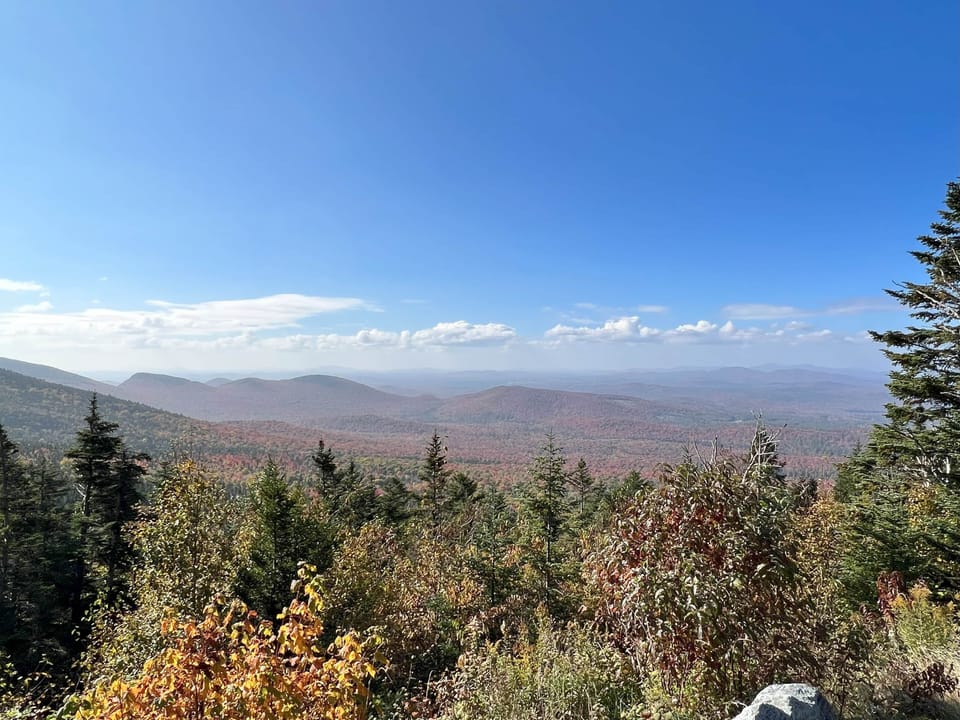 Go hiking on one of the hundreds of trails where you will have a view like this one.