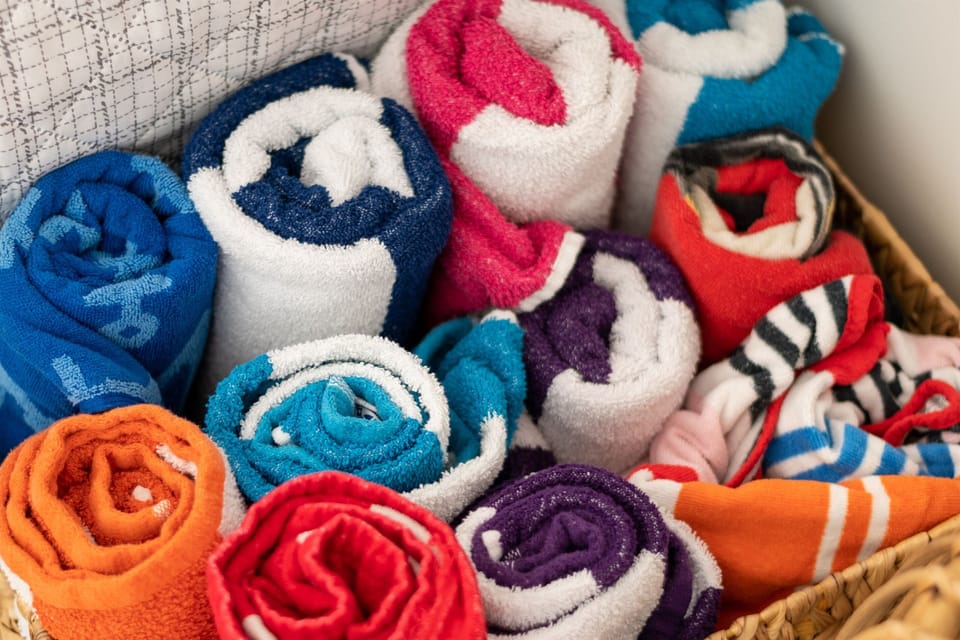 Beach towels, beach gear, we have you covered!