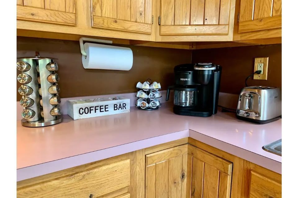 Complementary coffee bar