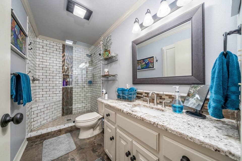 Bathroom for Bedrooms 2 and 3 | Soaps and Shampoos Provided