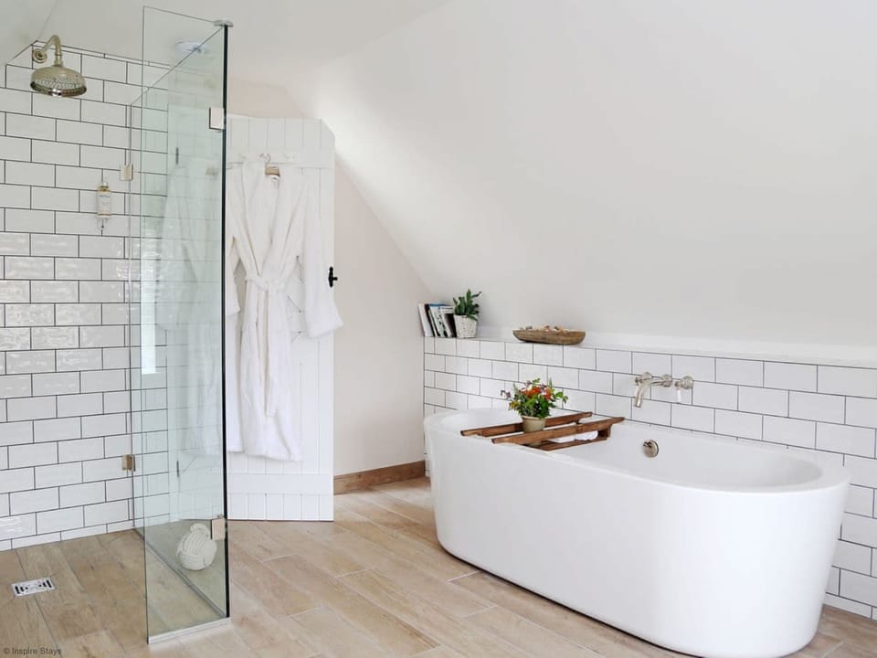 The stunning spa quality bathroom