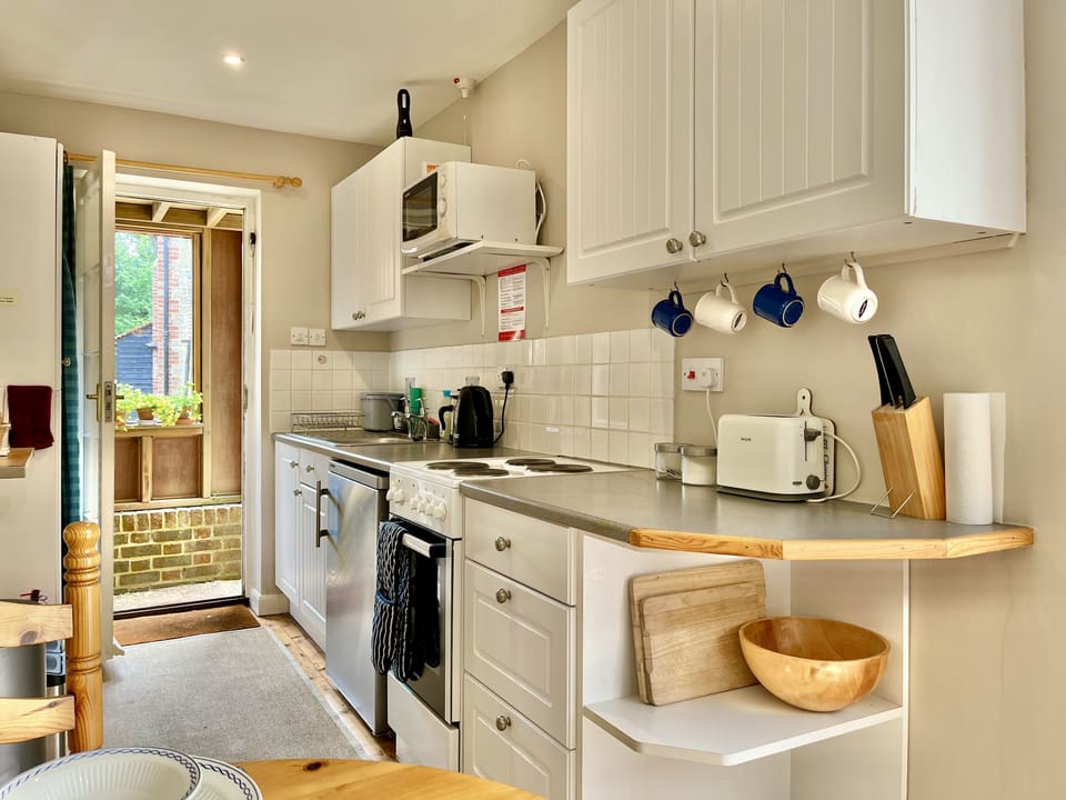 The kitchen is well equipped for self-catering