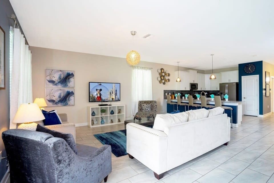 Townhome | Living area | 60-inch Smart TV with cable channels, Netflix, Hulu