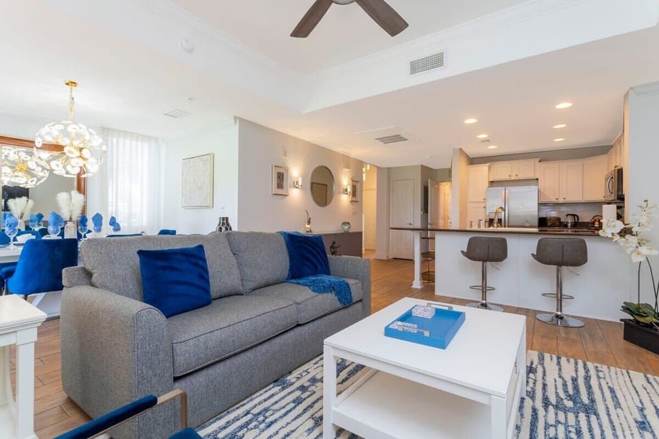 Townhome | Living area | 60-inch Smart TV with cable channels, Netflix, Hulu