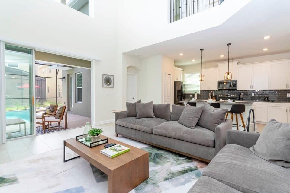 Townhome | Living room | 60-inch Smart TV with cable channels, Netflix, Hulu