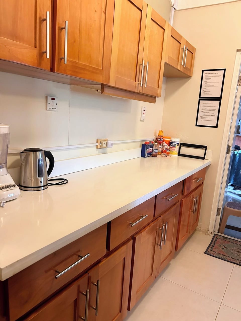 Huge countertop Kitchen soace