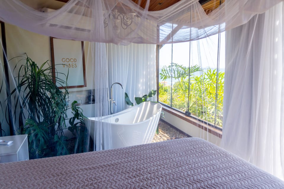 Honeymoon Room, 1 Queen Bed, Hot Tub, Sea View | View from room