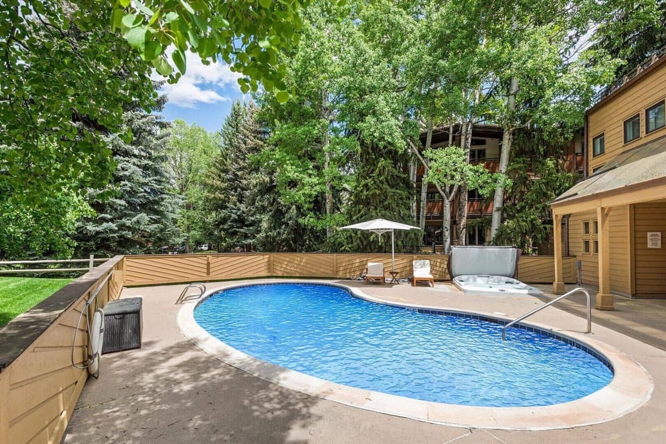Heated community pool and hot tub