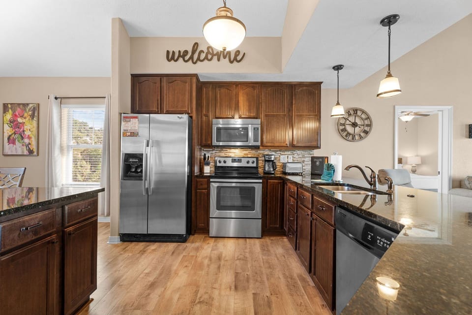 Fully equipped kitchen