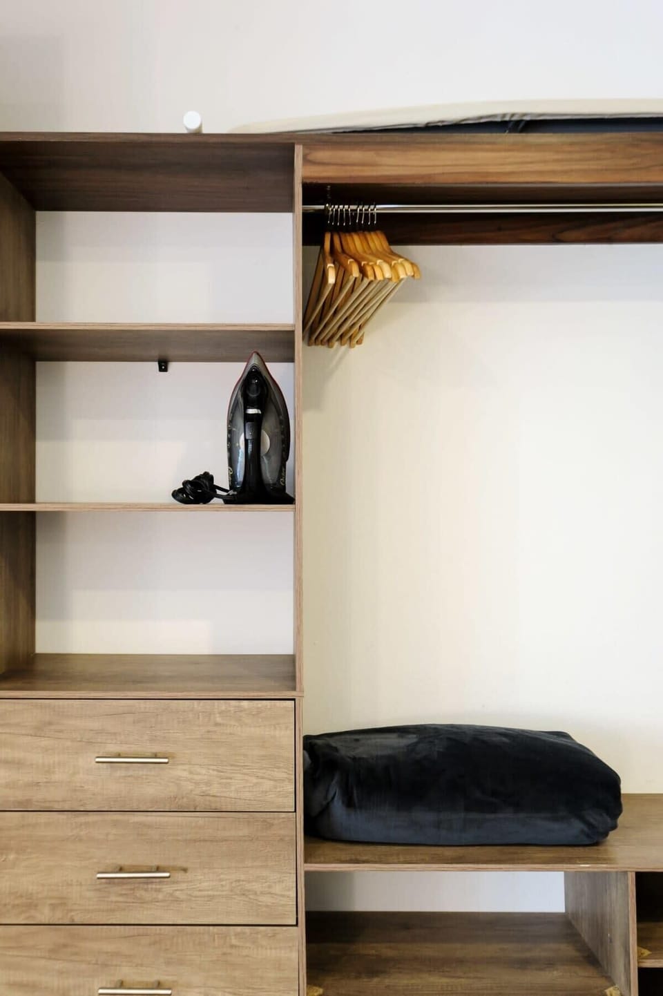 Spacious wardrobe