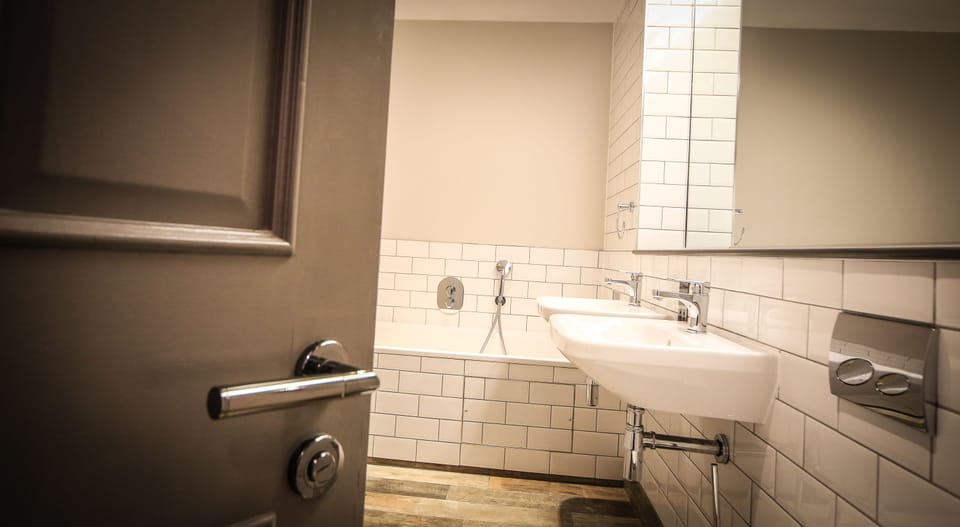 Free toiletries, hair dryer, towels, soap