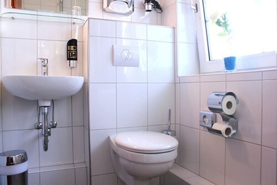 Single Room | Bathroom | Shower, hair dryer, towels, soap