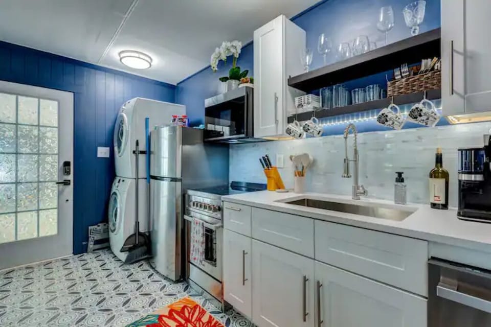 Washer and dryer and detergent, bleach included