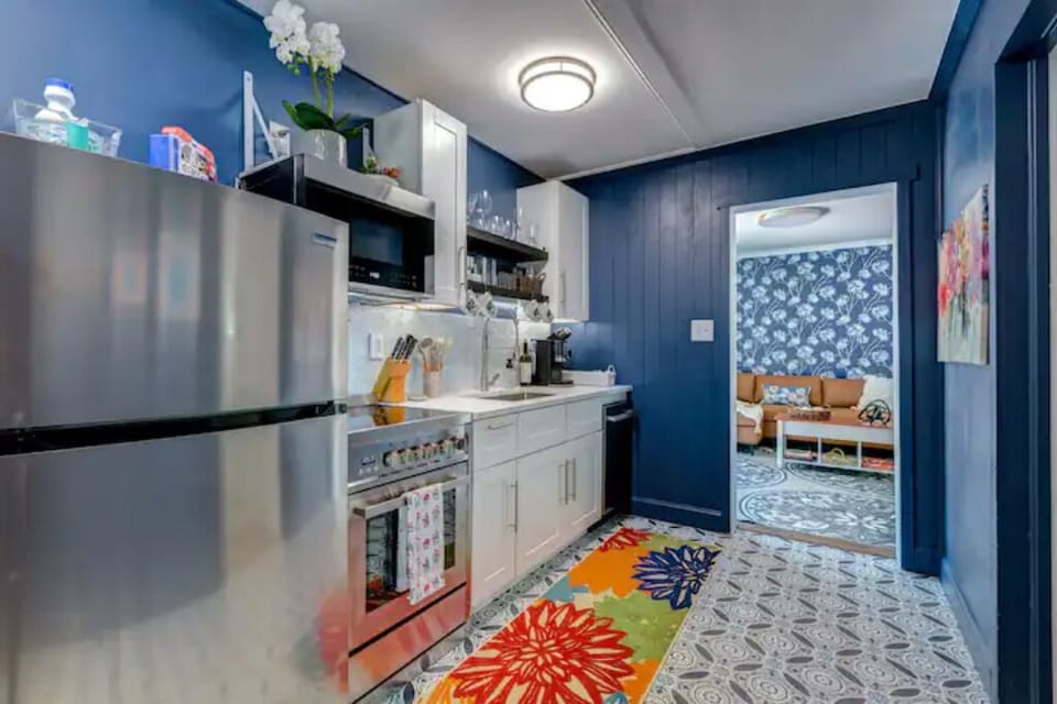 View from Entrance, Fully Equipped kitchen