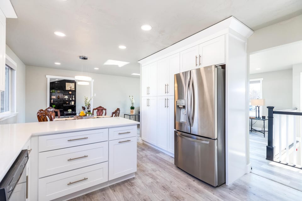 Lots of cabinet space for food storage!