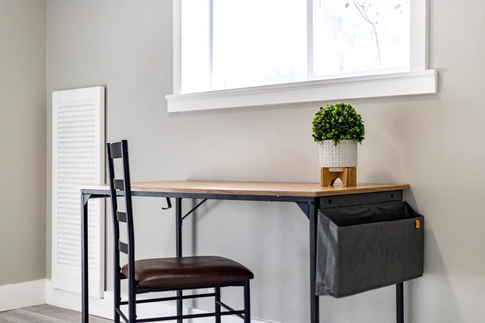 Open and clean work space!