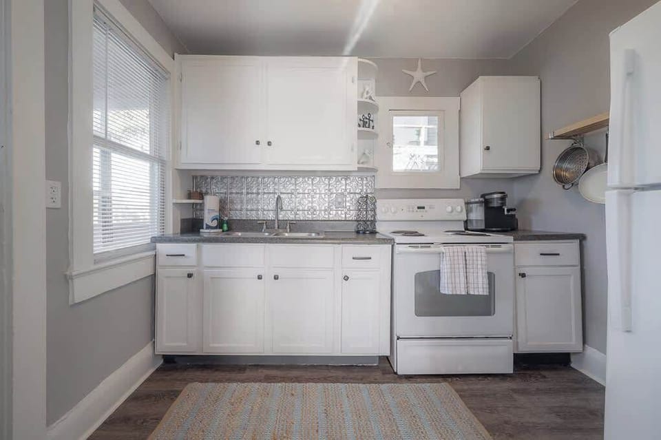 Step into our retro kitchen for a fun, beachy cooking experience