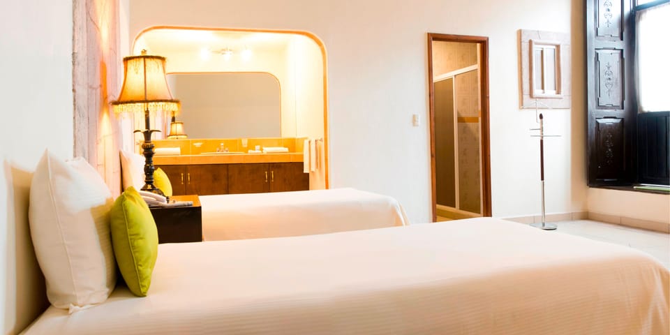 Standard Room, 2 Double Beds | In-room safe, laptop workspace, iron/ironing board, free WiFi