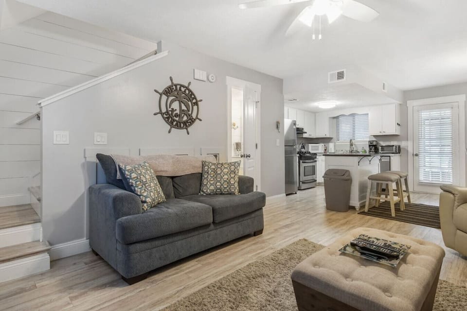 First Floor Living Area with Sleeper Sofa