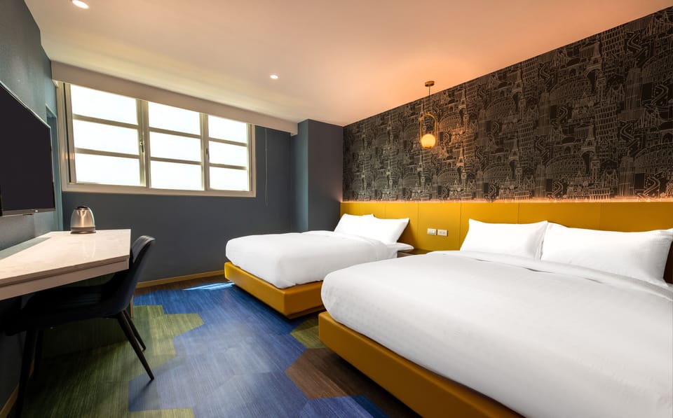 Standard Quadruple Room | In-room safe, desk, blackout drapes, WiFi