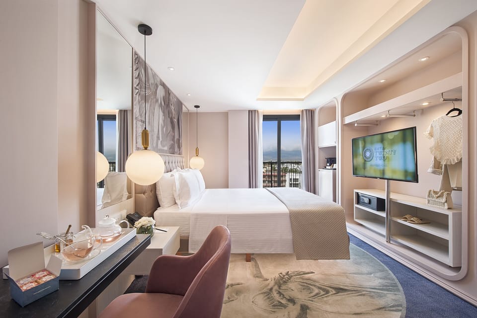 Standard Double Room | Minibar, in-room safe, desk, soundproofing