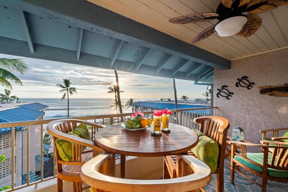 Comfortable and spacious lanai area