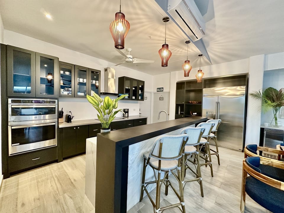 Luxury kitchen fully stocked