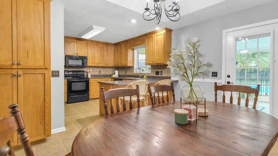 Dinning room and kitchen