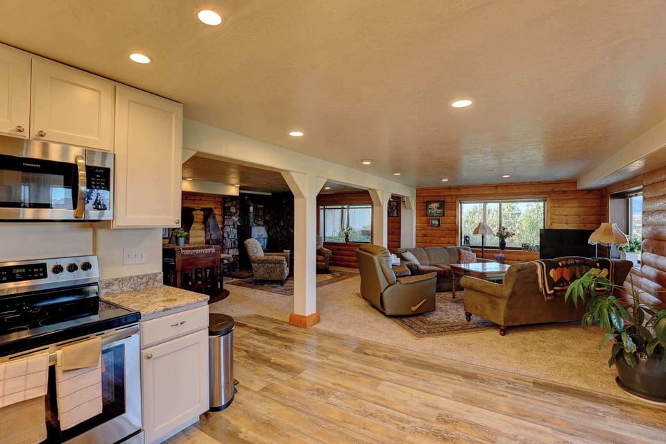 Cook up your favorites with full-size, modern appliances and ample counter space.