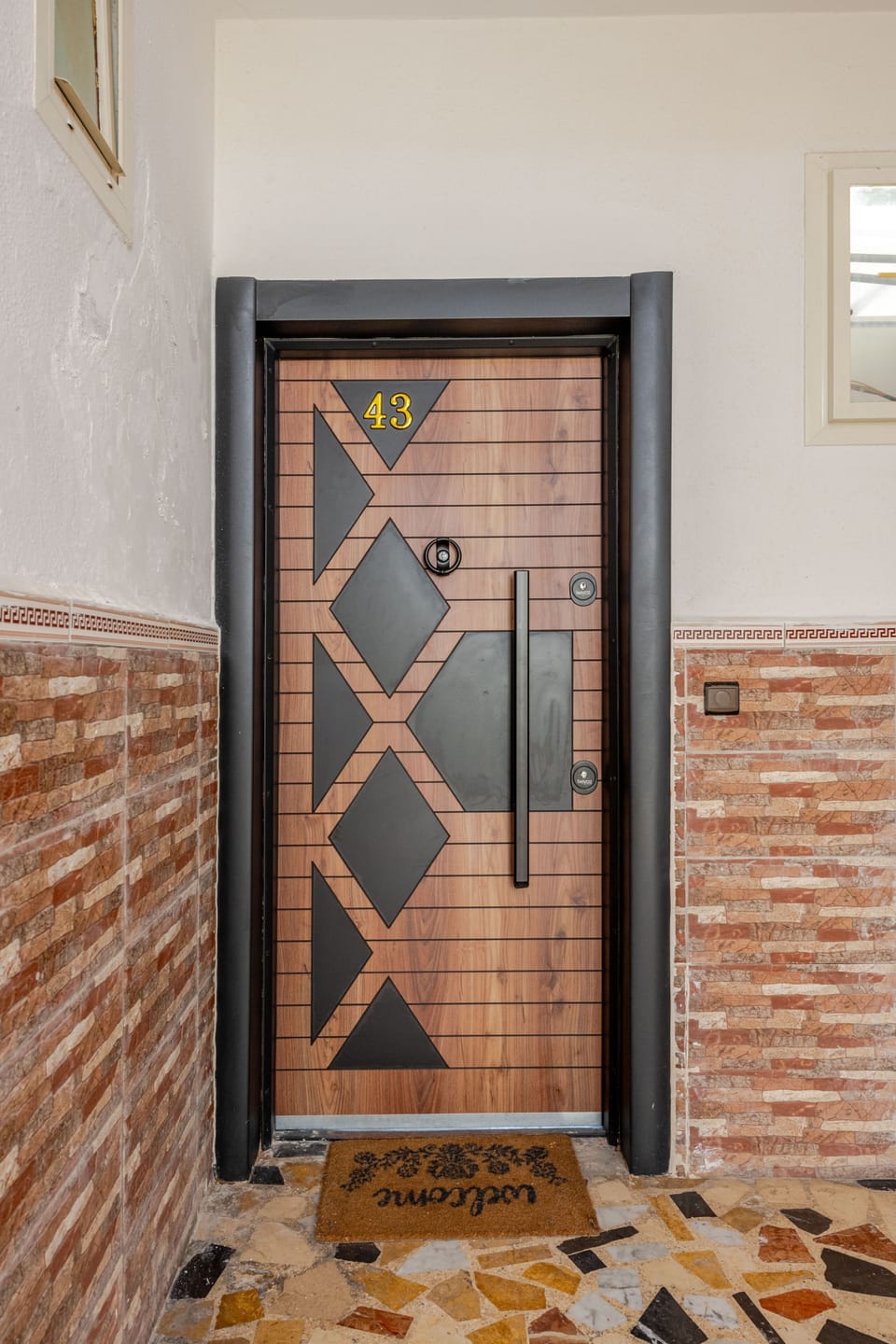 Secure main door for a private and safe entrance to your stay.