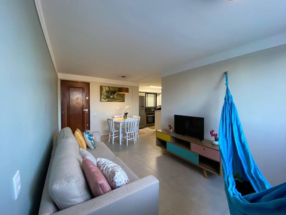 Apartment | Living room | 30-inch TV with cable channels