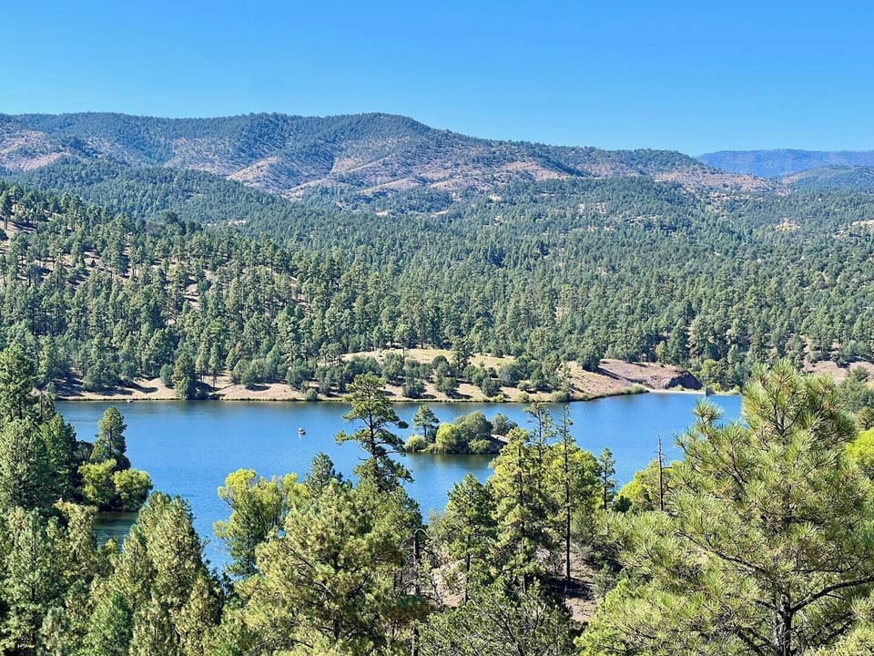 Lake Roberts is stocked with trout, bass, and catfish.  Grab your NM fishing license and a pole for some awesome fishing!