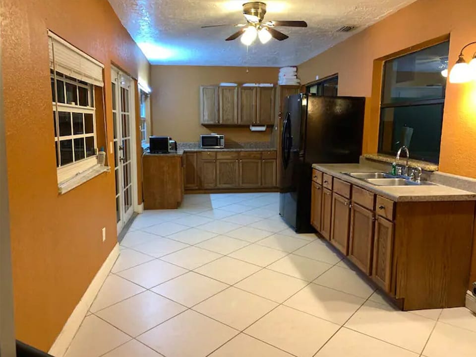 huge patio