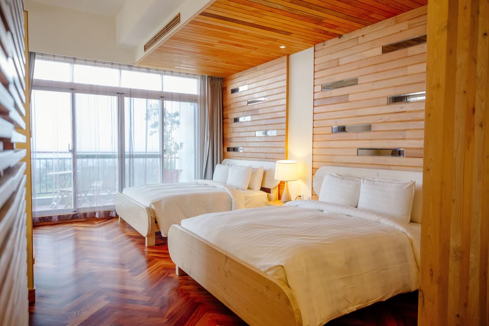 Quadruple Room, 2 Double Beds, Ocean View | Premium bedding, down comforters, pillowtop beds, minibar