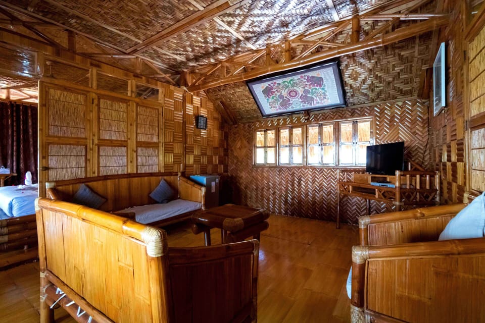 Ocean View Villa | Living area | LED TV