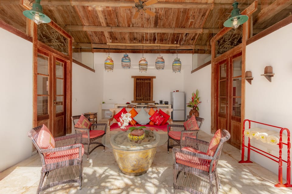 Bali Ginger Villa 2-Bedroom Private Pool | Living area | 50-cm Smart TV with cable channels