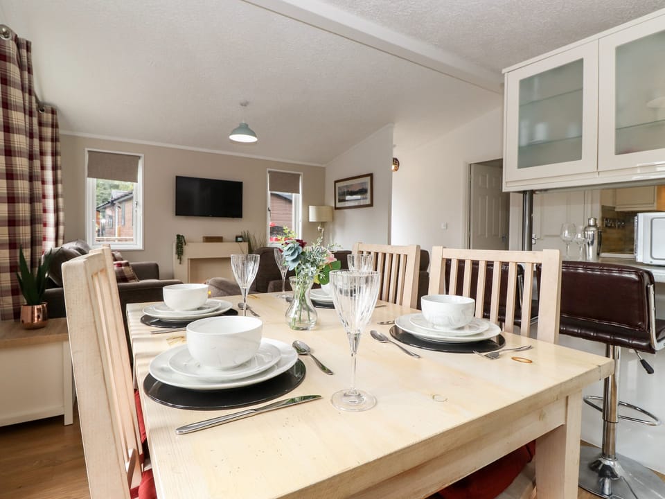 Fridge, dishwasher, electric kettle, toaster