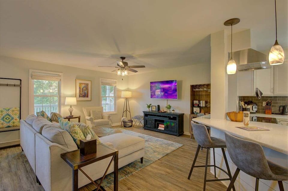 Living Room with Smart TV.