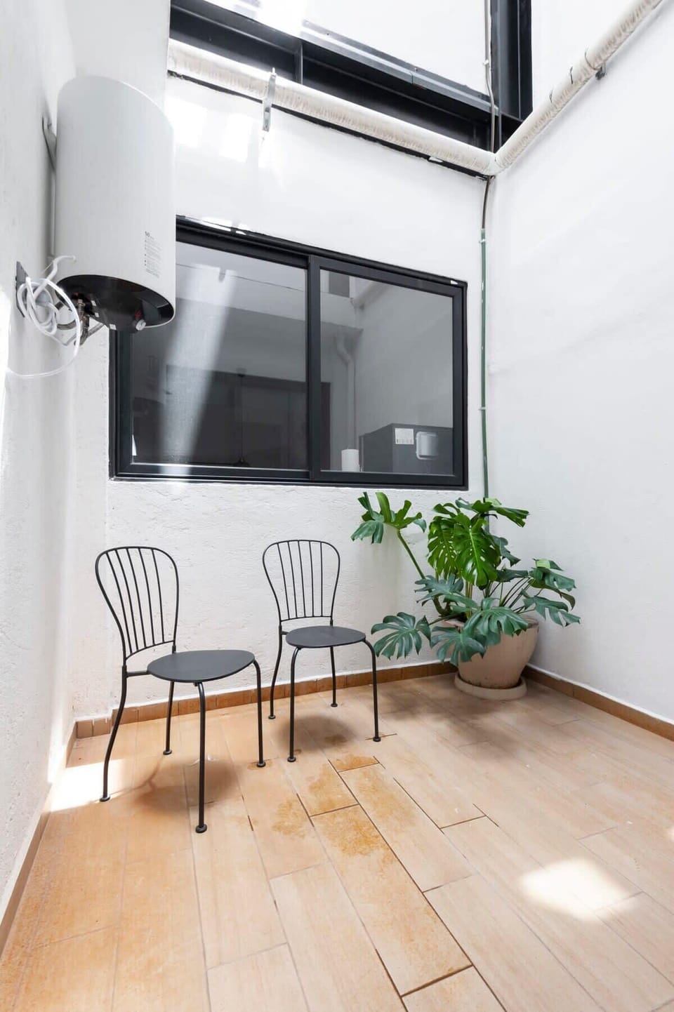 Private patio