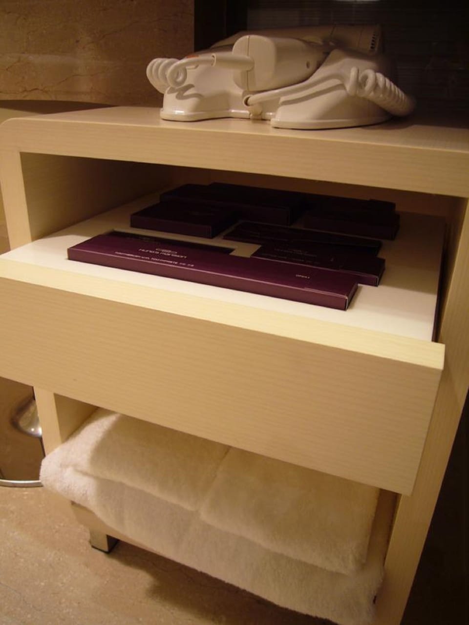 Premium bedding, down comforters, free minibar, in-room safe